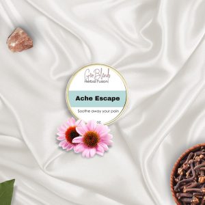 Ache Escape Balm Salve Essential Oils Lower Back Pain Relief Muscle Pain Menthol GeoBlends inspired by A.M. Pain Balm MOBU Herbals