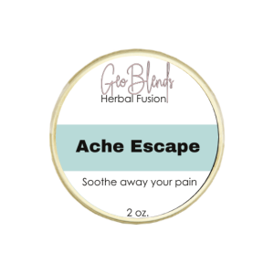 Ache Escape Balm Salve Essential Oils Lower Back Pain Relief Muscle Pain Menthol GeoBlends inspired by A.M. Pain Balm MOBU Herbals