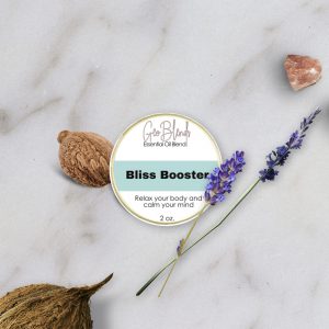 Bliss Booster Balm Salve Essential Oils Relaxation calm anxiety relief stress relief depression GeoBlends herbal remedy natural remedy